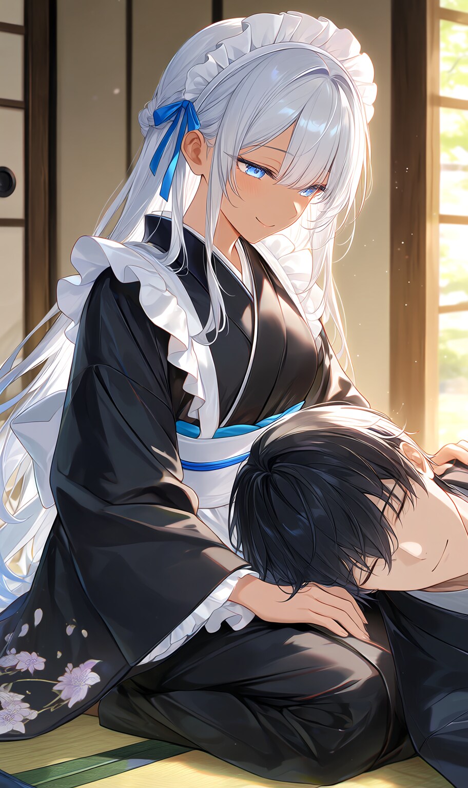 褐色和メイド3
