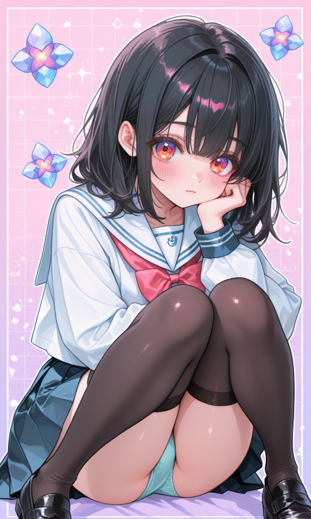 セーラーパンチラ