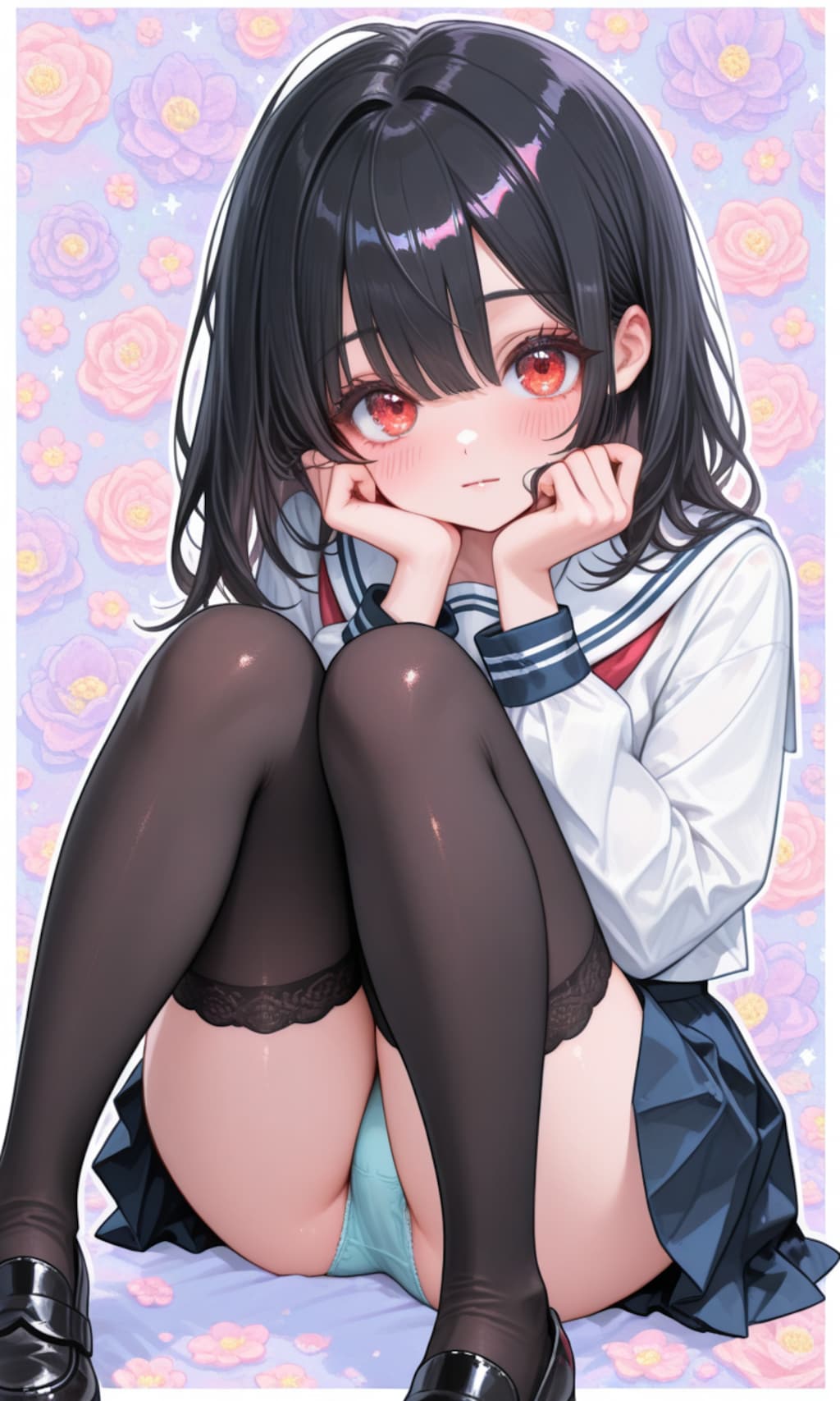 セーラーパンチラ