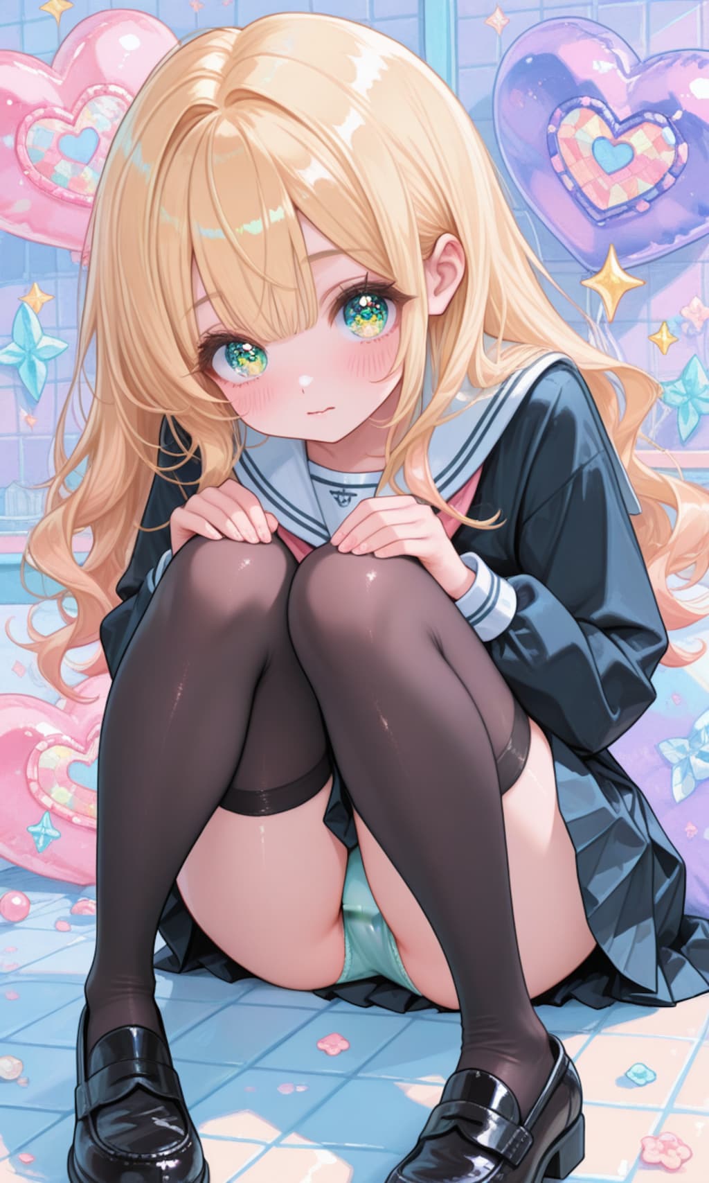 セーラーパンチラ