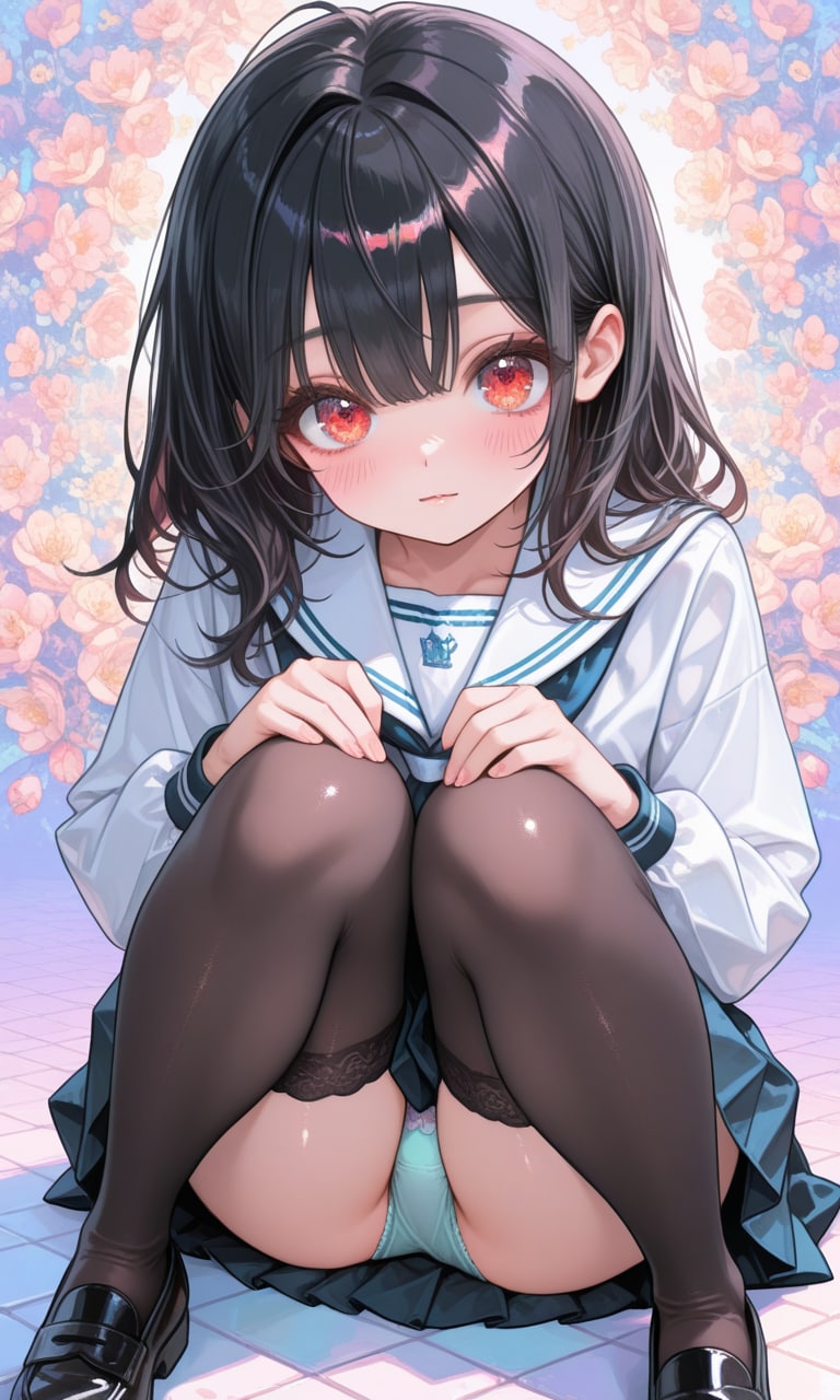 セーラーパンチラ