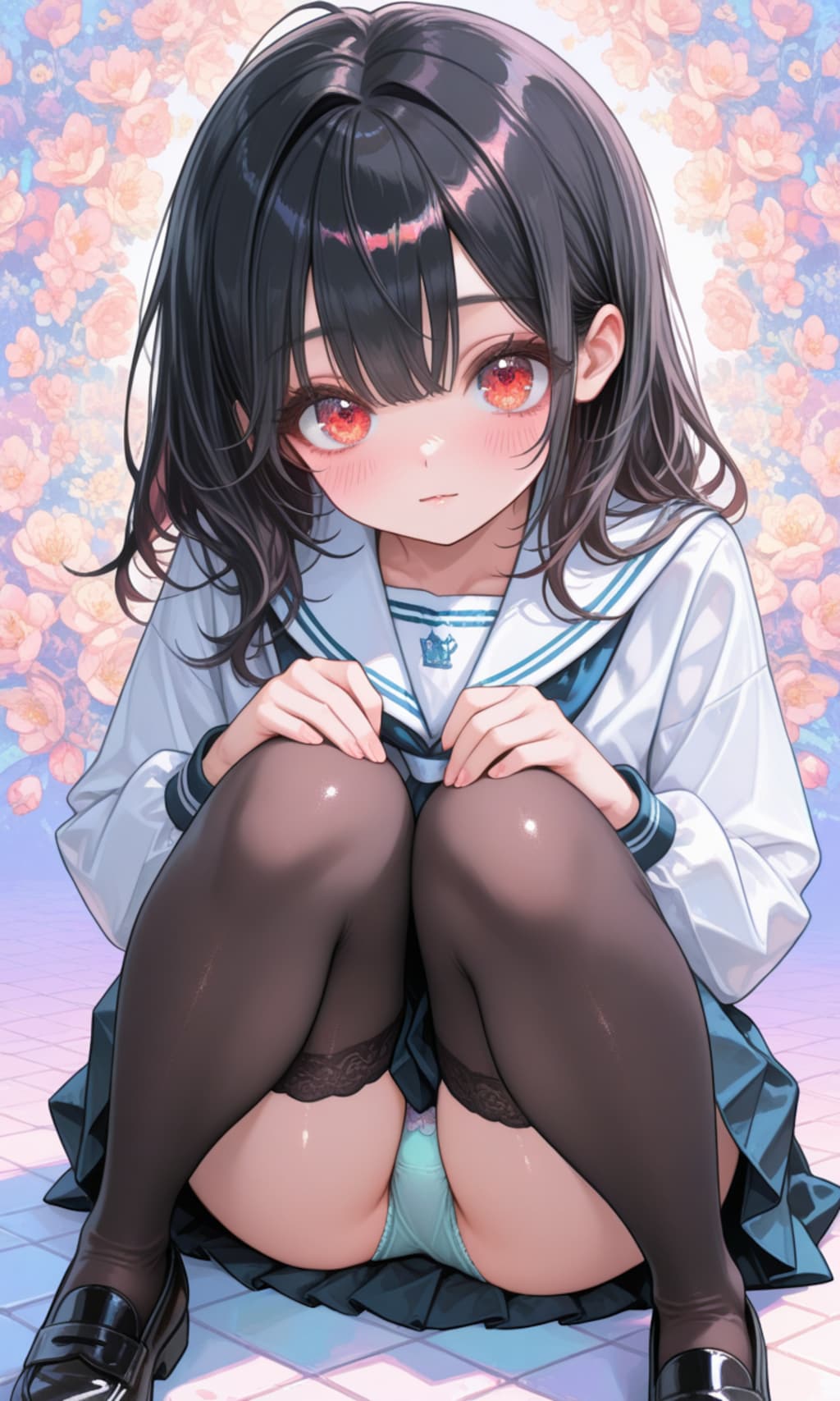 セーラーパンチラ