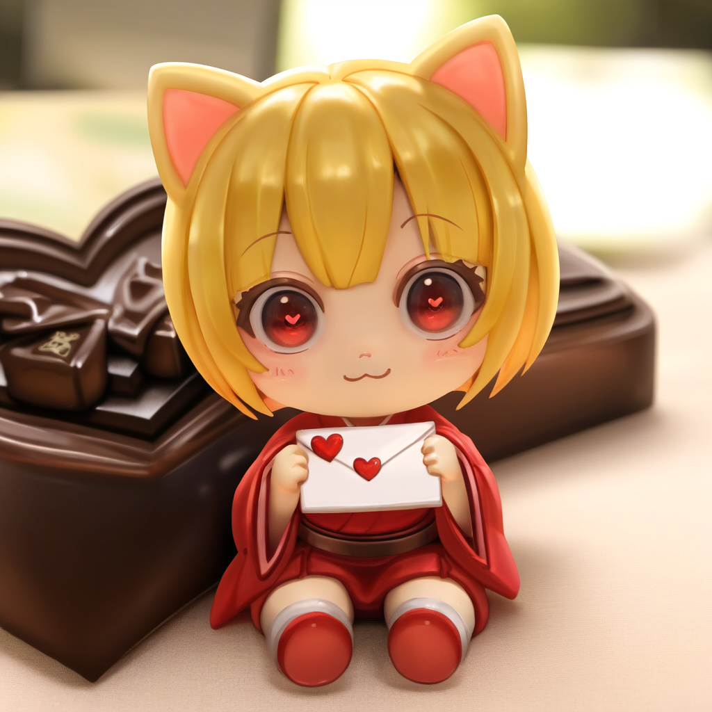 ネコとチョコ