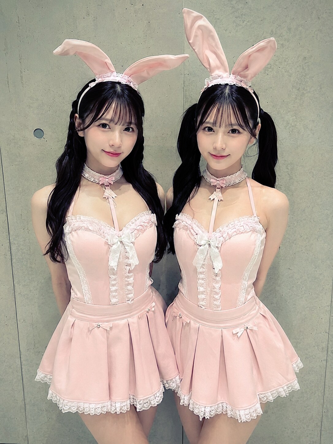 可愛い双子のうさぎさん🐇💕