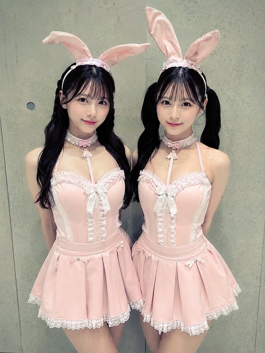 可愛い双子のうさぎさん🐇💕