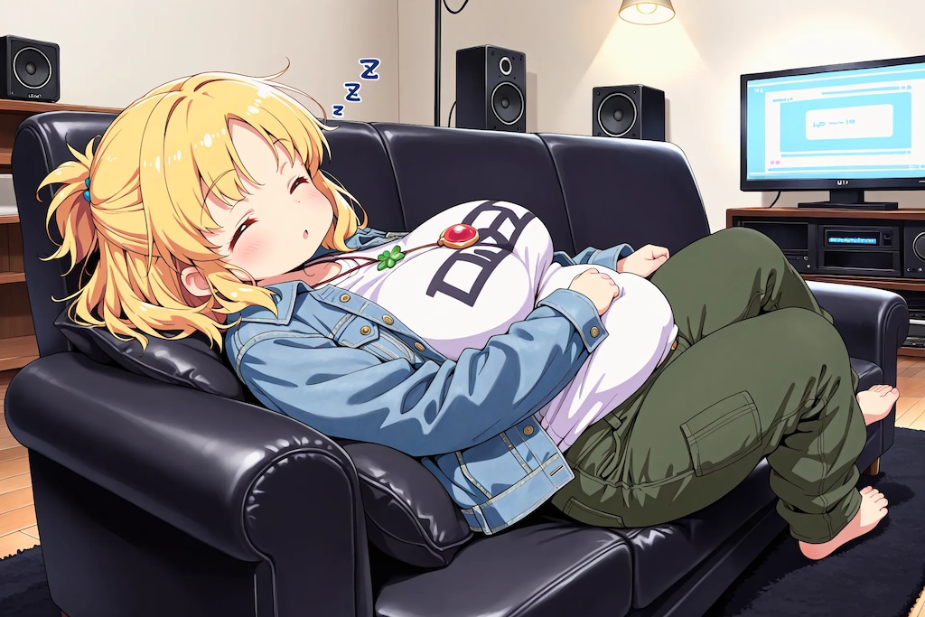 まりあちゃんとリビングルーム