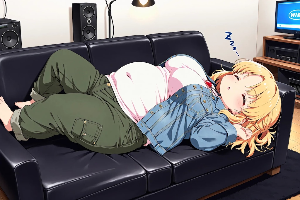 まりあちゃんとリビングルーム