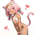 褐色エジプト猫耳ロリ 2枚目