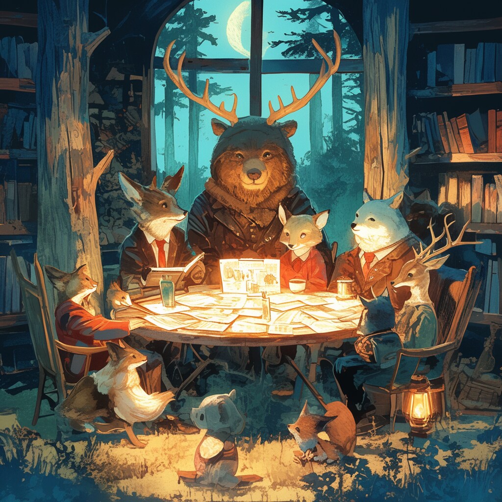 獣村の重鎮会議