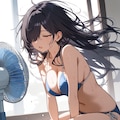 ダウナー系お姉さんと扇風機 2枚目
