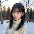 雪ポートレート 5/8 9枚目