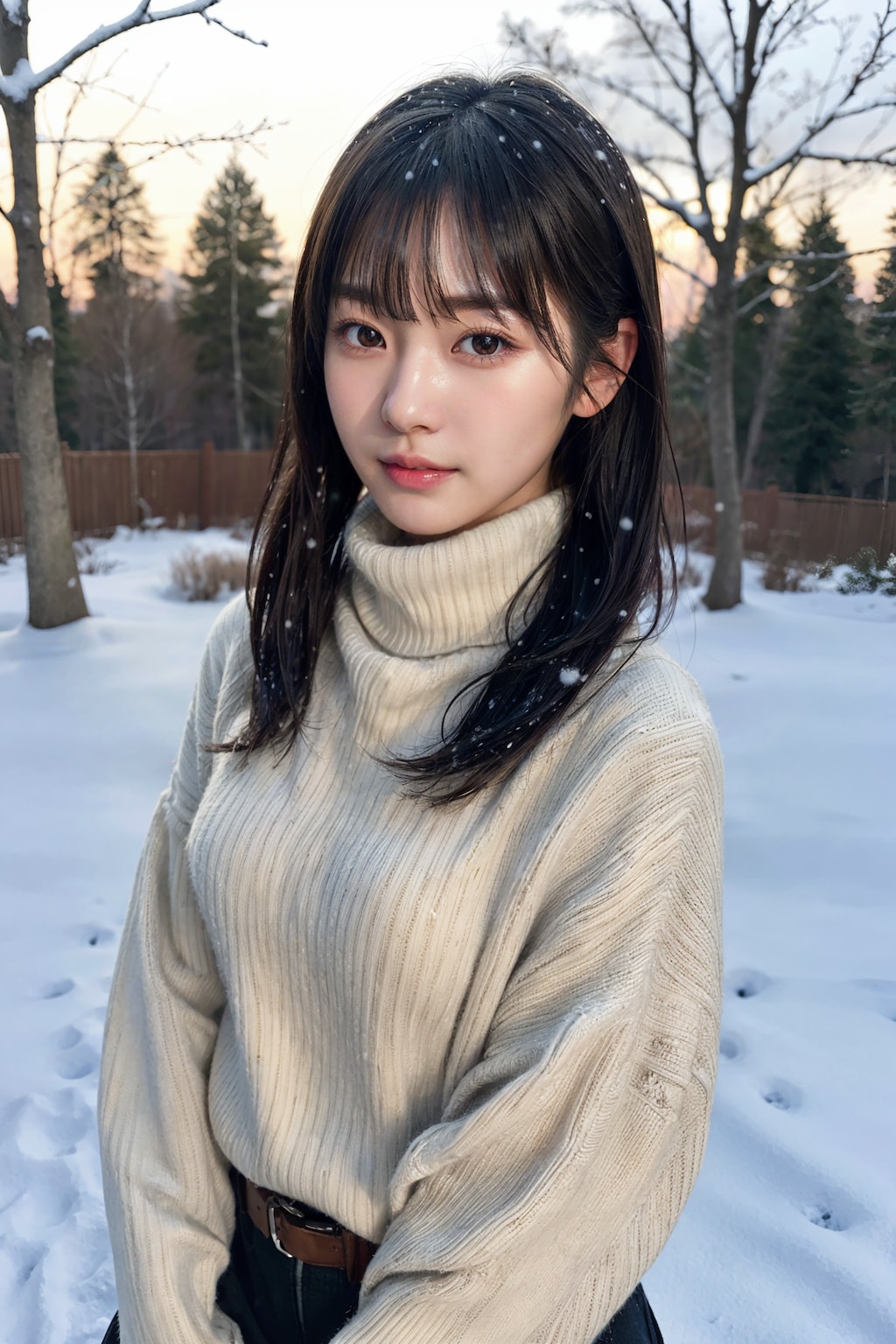 雪ポートレート 5/8