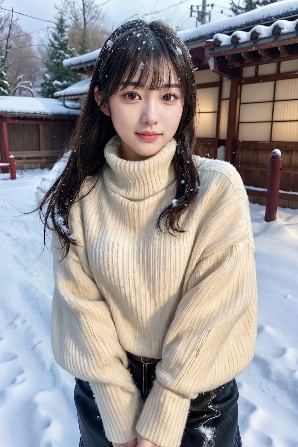雪ポートレート 5/8