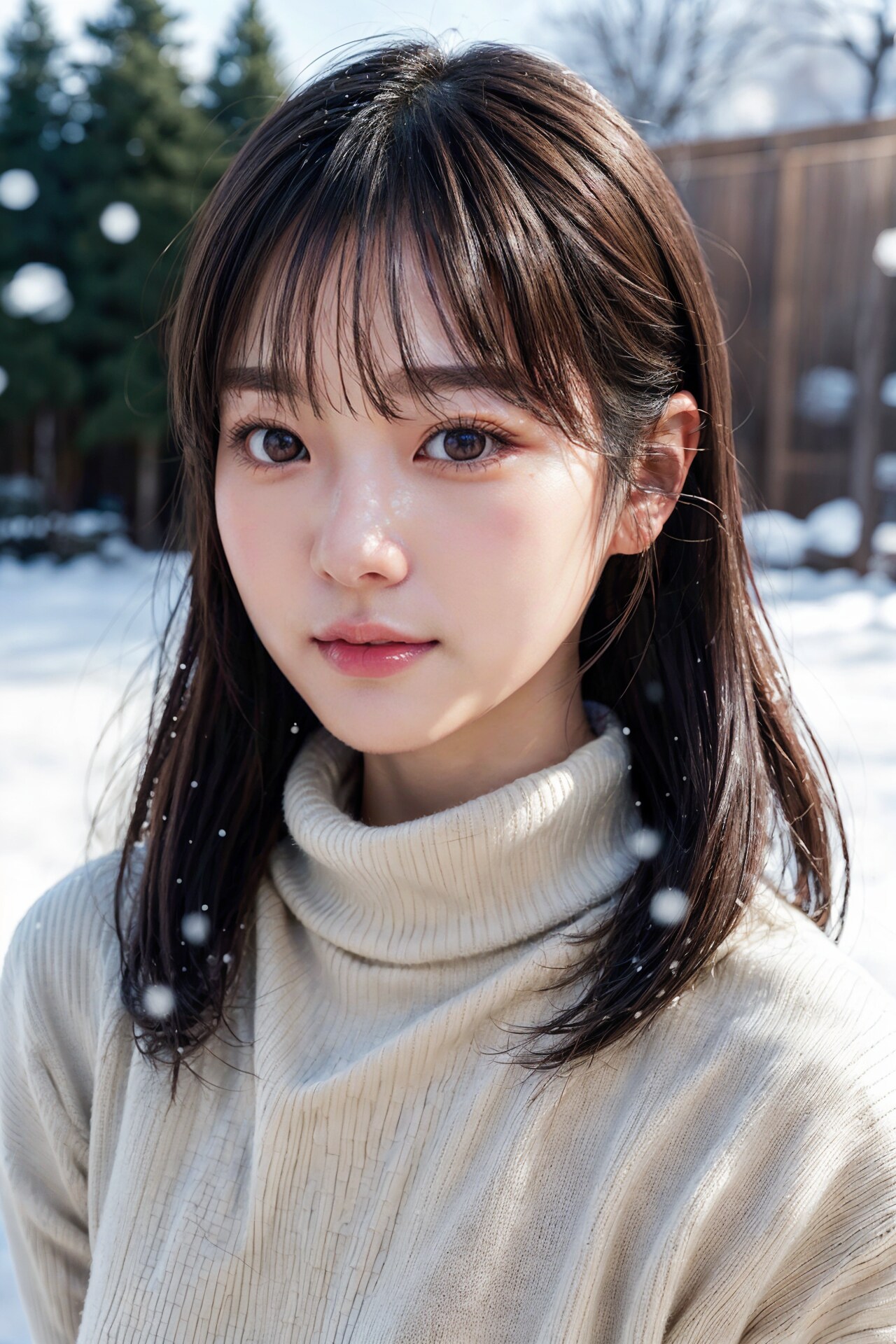雪ポートレート 5/8