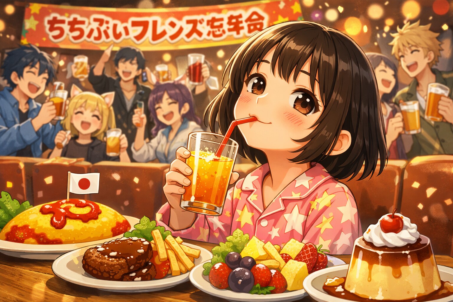 ももかはお子ちゃま席だよっ | の人気AIイラスト・グラビア