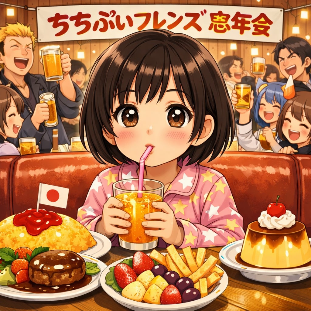 ももかはお子ちゃま席だよっ