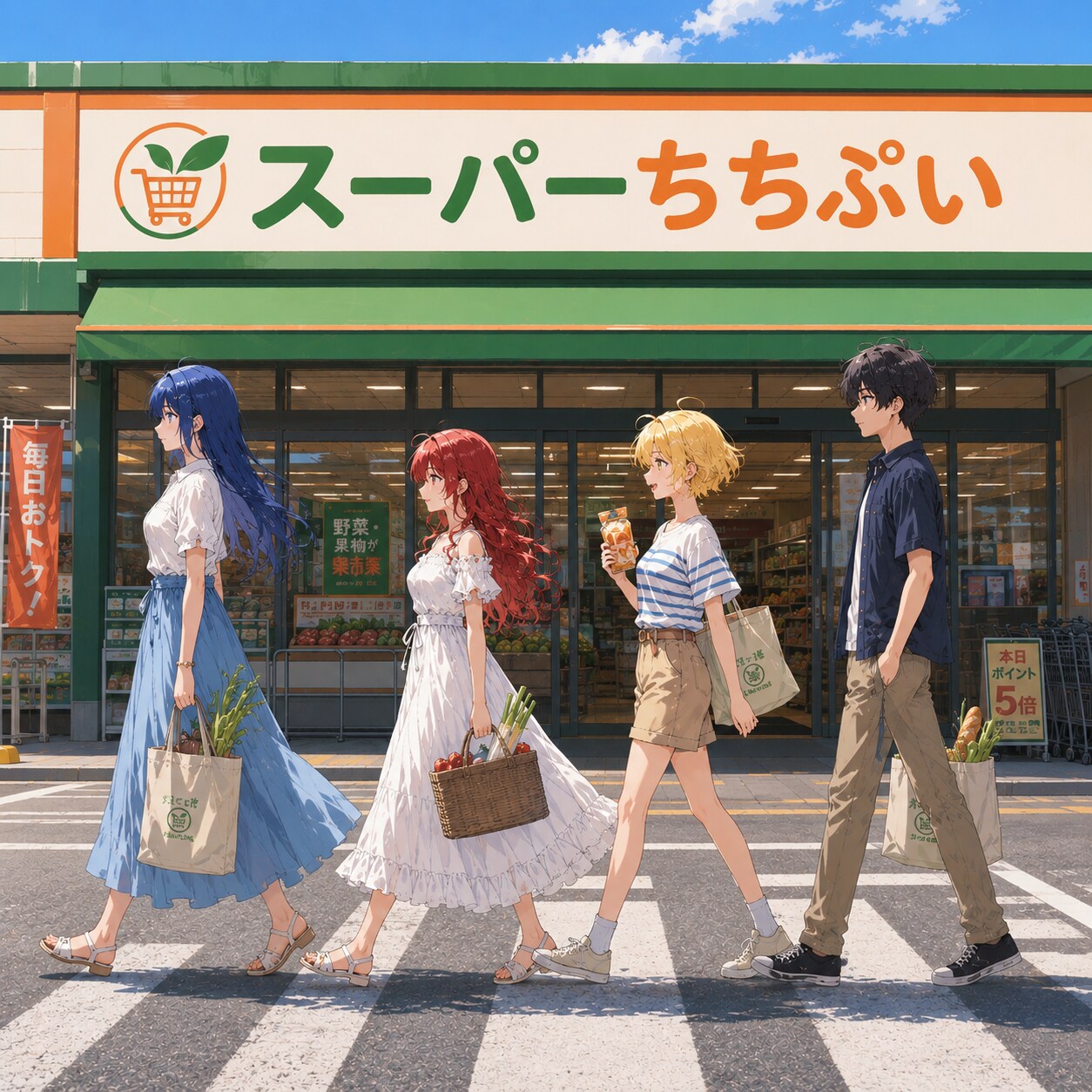 買い物へ
