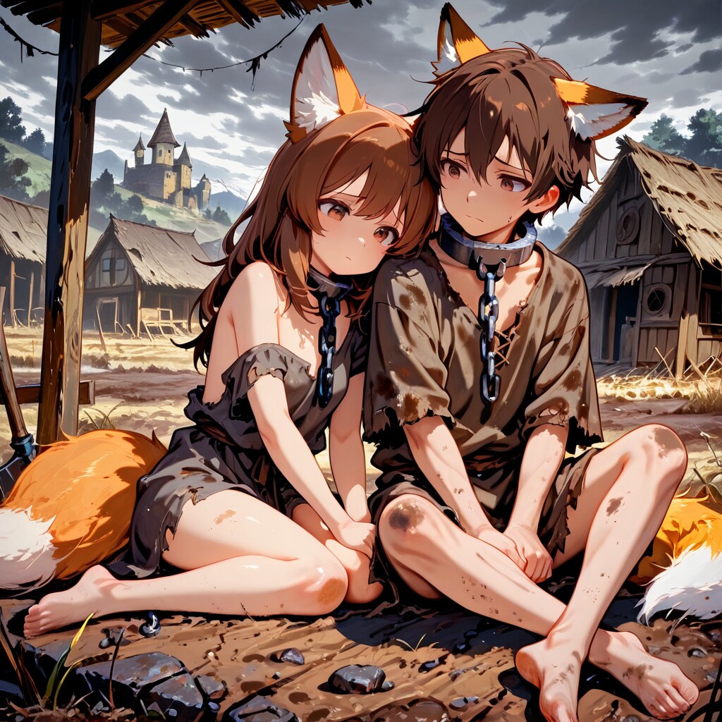 吊られた木③(獣人兄妹 1）