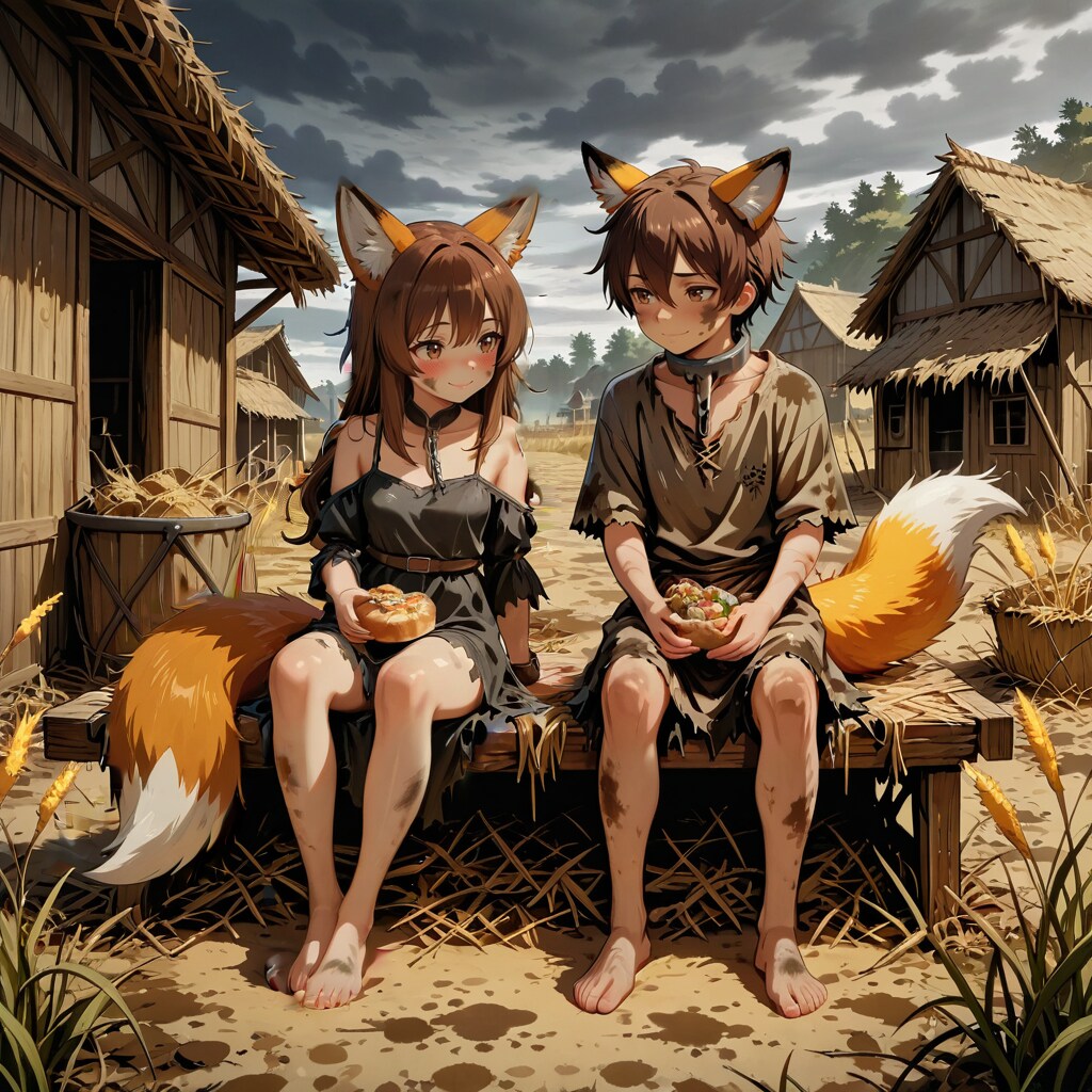 吊られた木③(獣人兄妹 1）