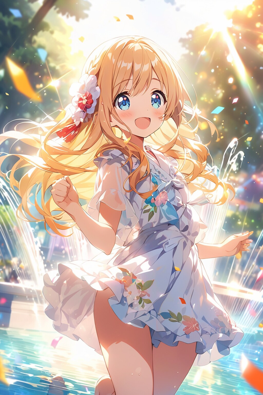 水遊び💦 | の人気AIイラスト・グラビア