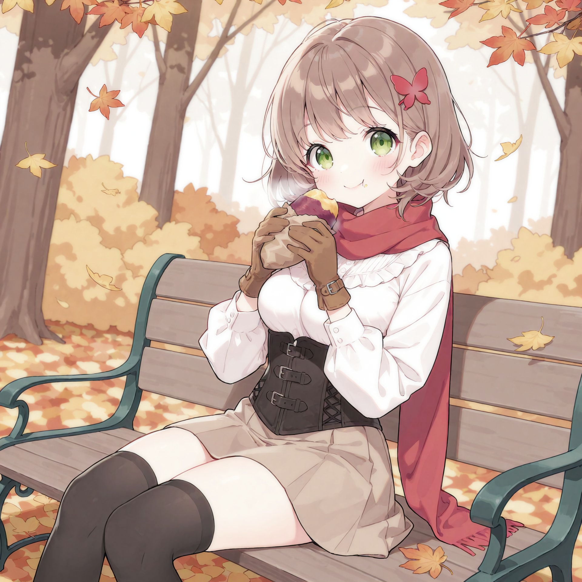 焼き芋🍠 | の人気AIイラスト・グラビア