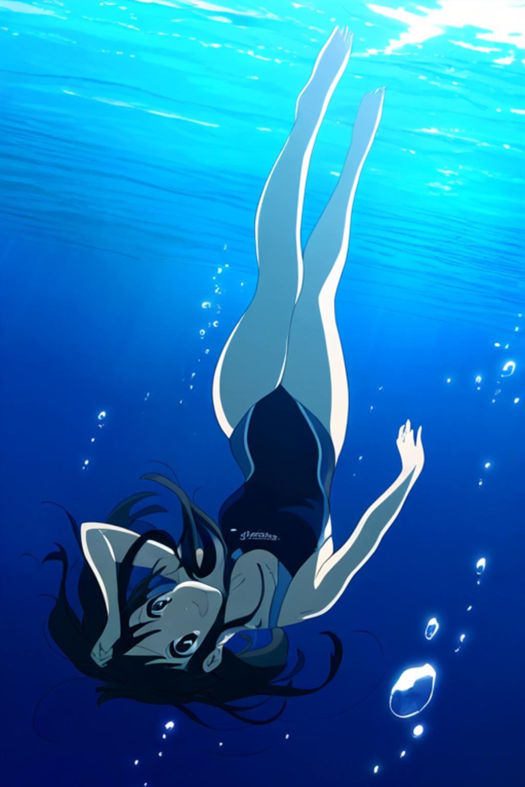 秋山澪の競泳水着姿　詰め合わせ　第４弾