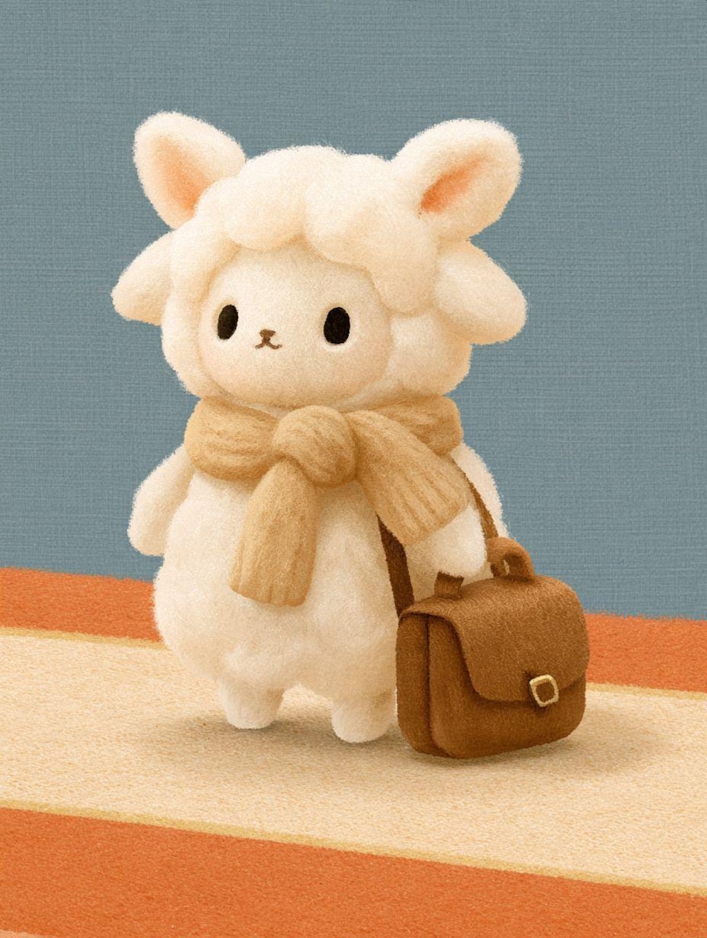 旅の途中の羊さん