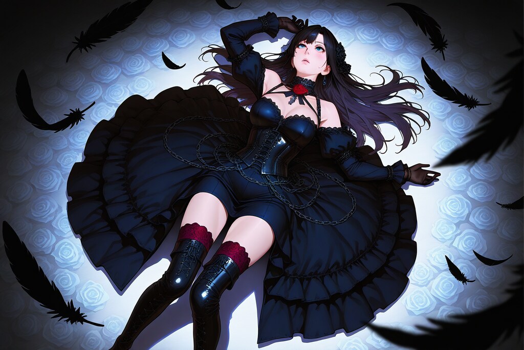 ハイッ！夜空の向こうからこんにちは！ 闇を纏ってあなたに微笑む“静かな情熱”が武器！黒羽ルナです！ 今日もあなたの心を影ごと照らします！