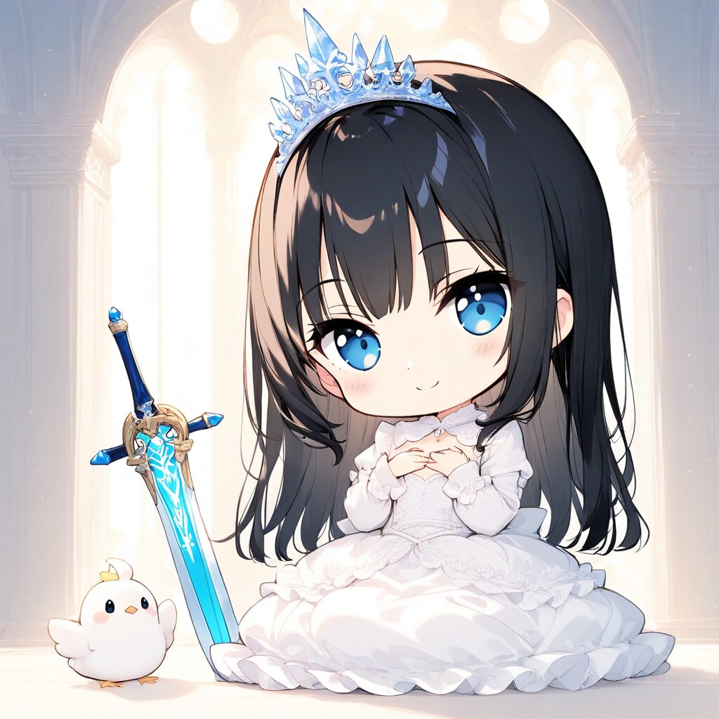 ちび姫と聖なる剣 | の人気AIイラスト・グラビア
