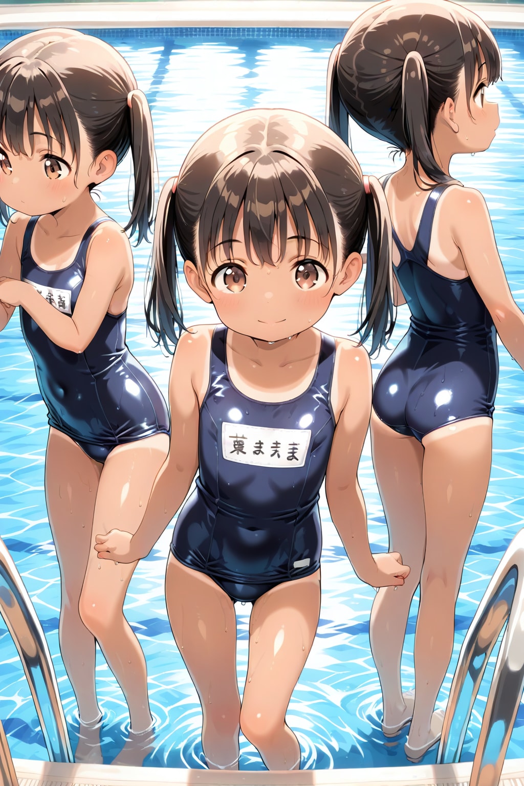 スク水美少女たち