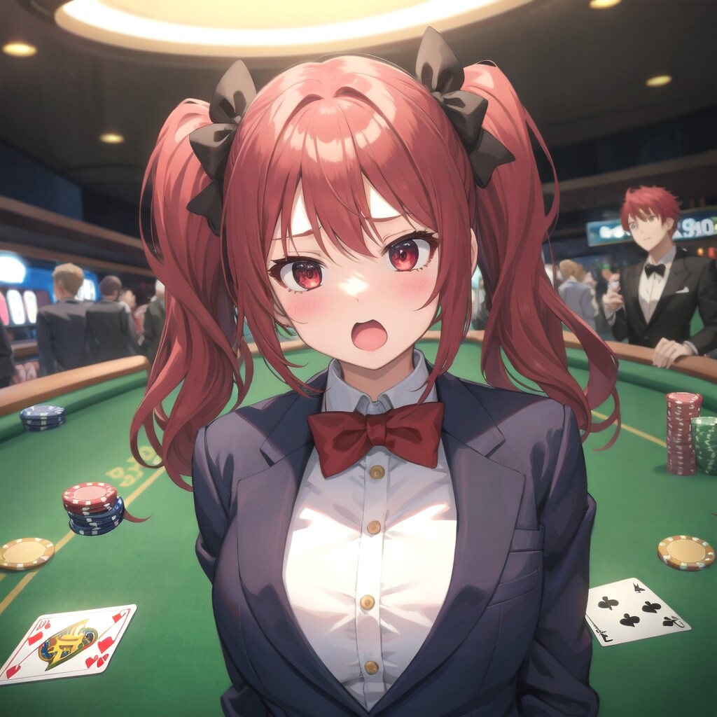 大勝ちしたプレイヤーに驚く