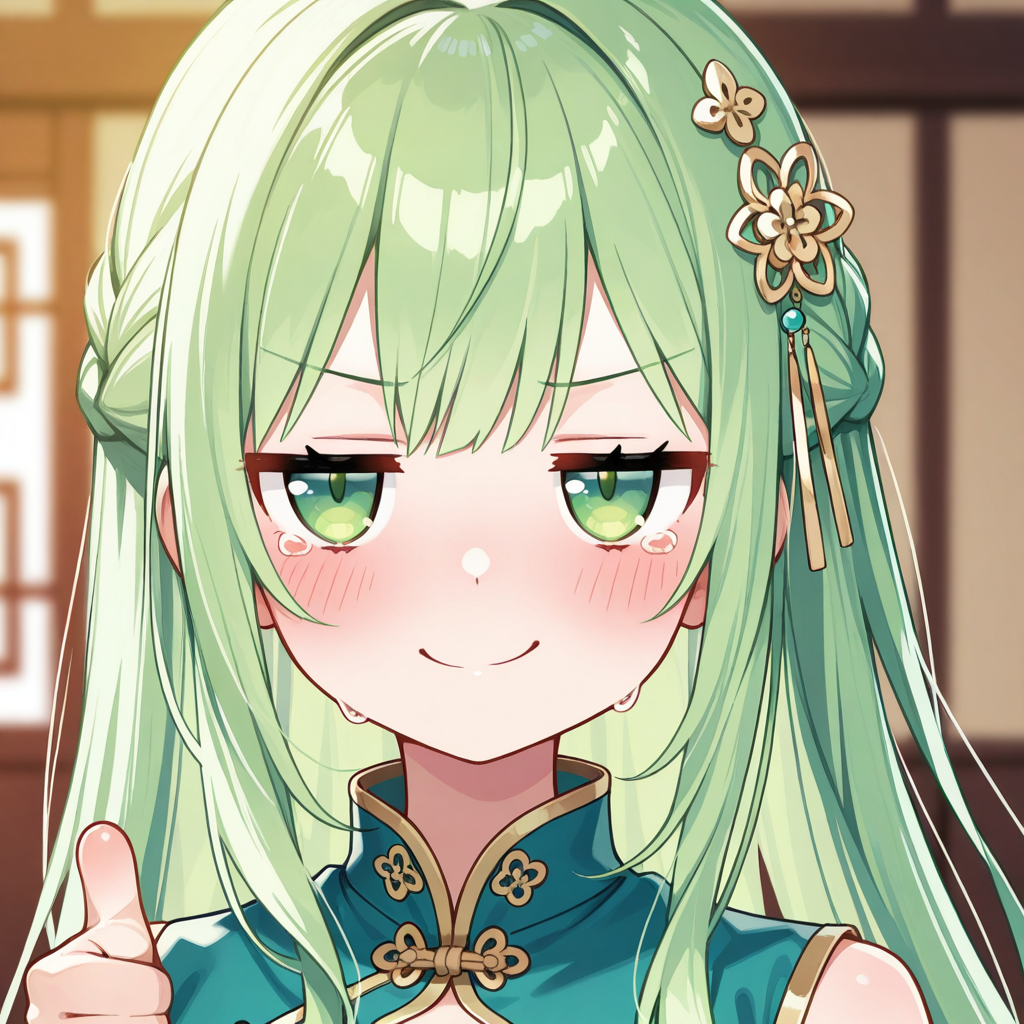 この子も短かったEMERALDちゃん（完璧な程似ていない！！） | の人気AIイラスト・グラビア