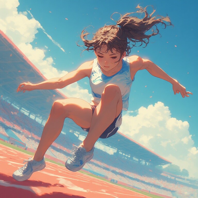 女子陸上ジャンプ