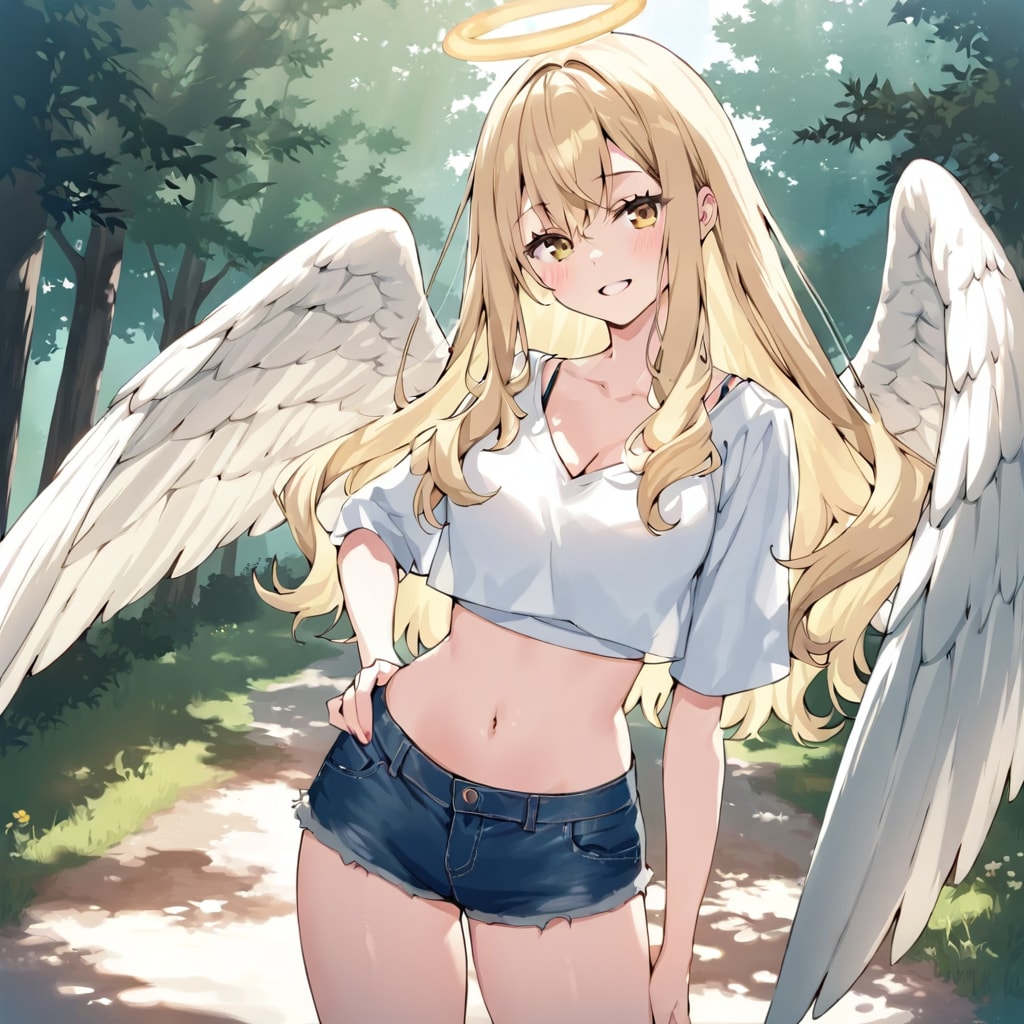 初夏のヘソ出し王女さま