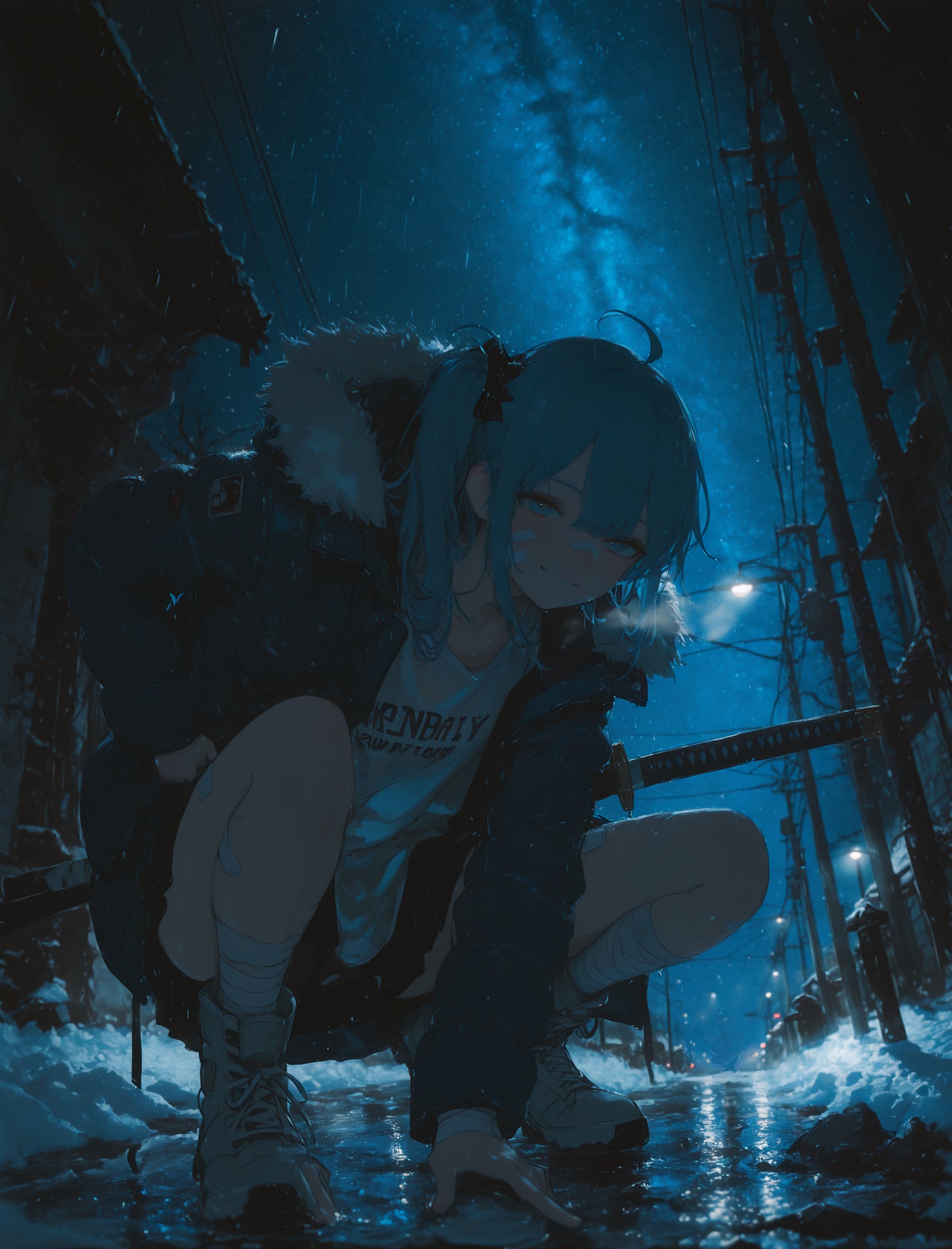 冬の雨 | の人気AIイラスト・グラビア