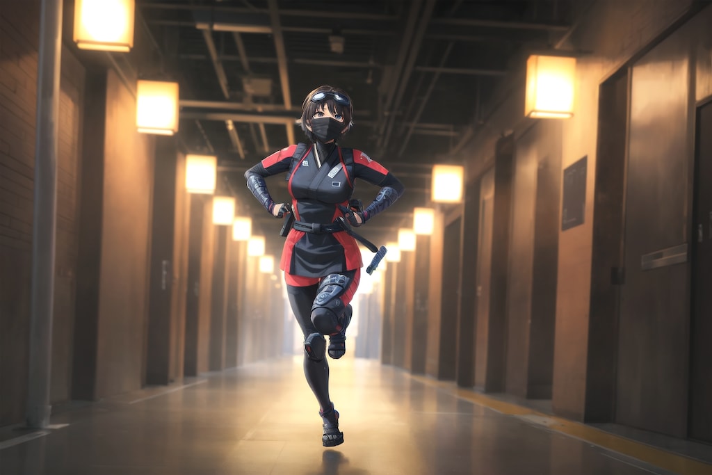 くノ一、潜入中