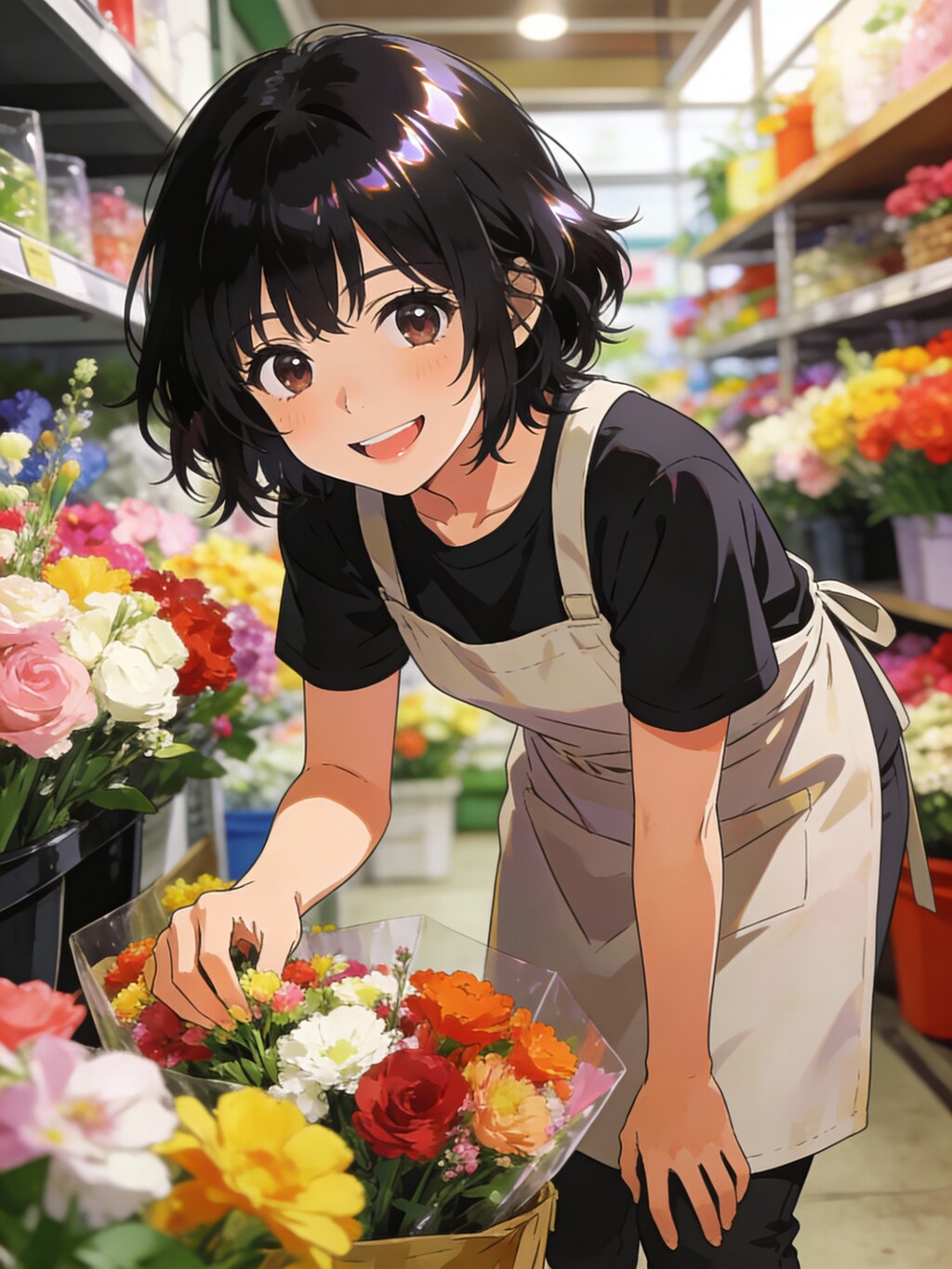 花屋の店員さん