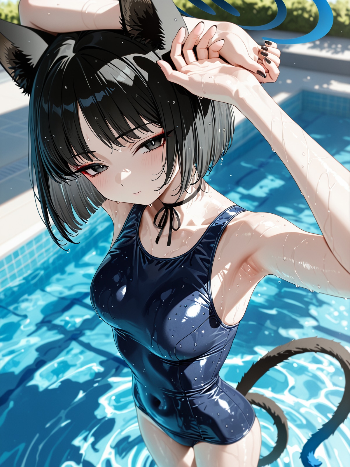 キキョウちゃんの脇