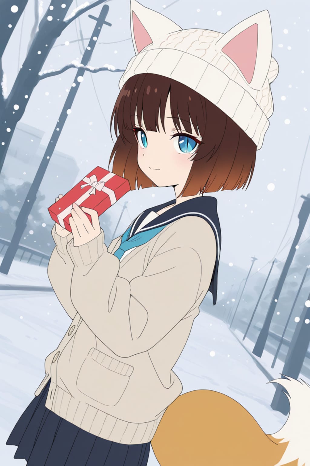 バレンタイン×狐娘さん