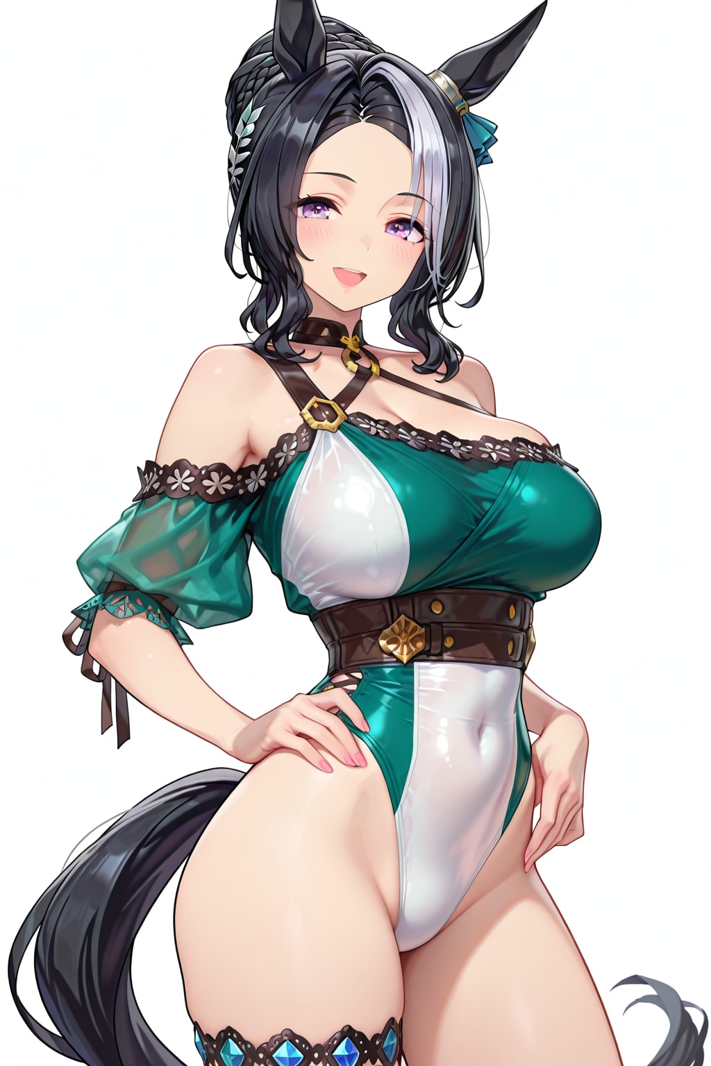 水着衣装　メジロラモーヌ
