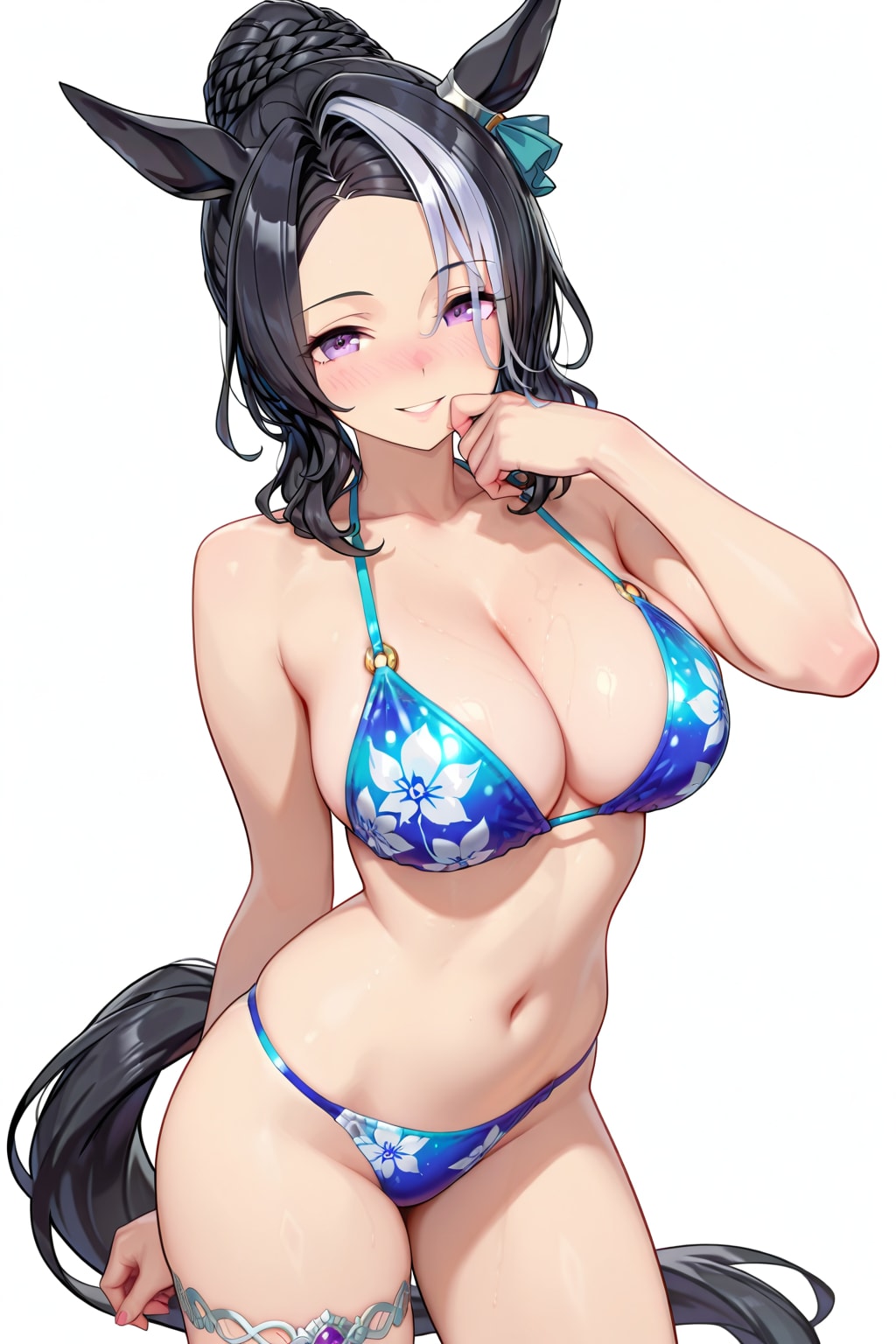 水着衣装　メジロラモーヌ