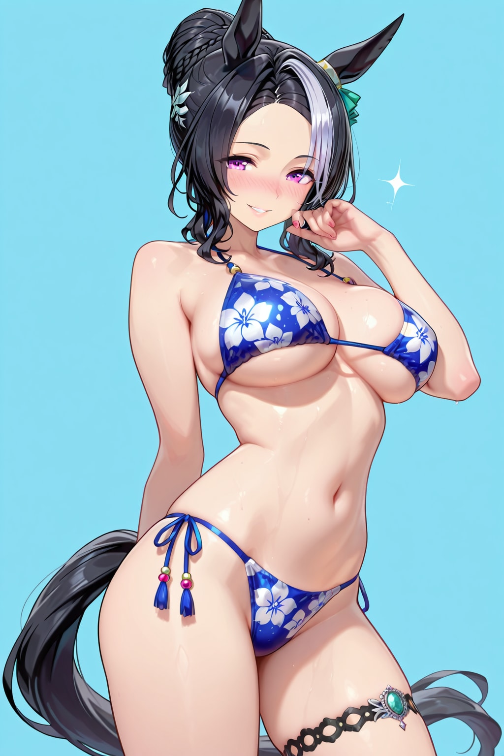 水着衣装　メジロラモーヌ