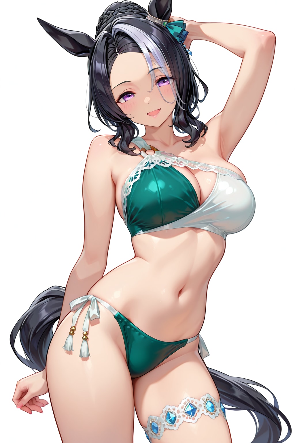 水着衣装　メジロラモーヌ