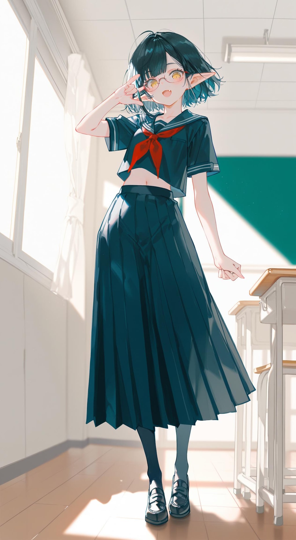 黒セーラーイズミちゃん