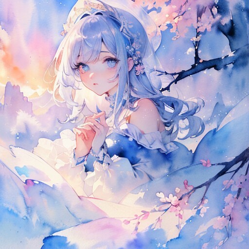 青の精霊 | の人気AIイラスト・グラビア