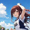 甘奈ちゃん ブルマで体育のマラソン 3枚目