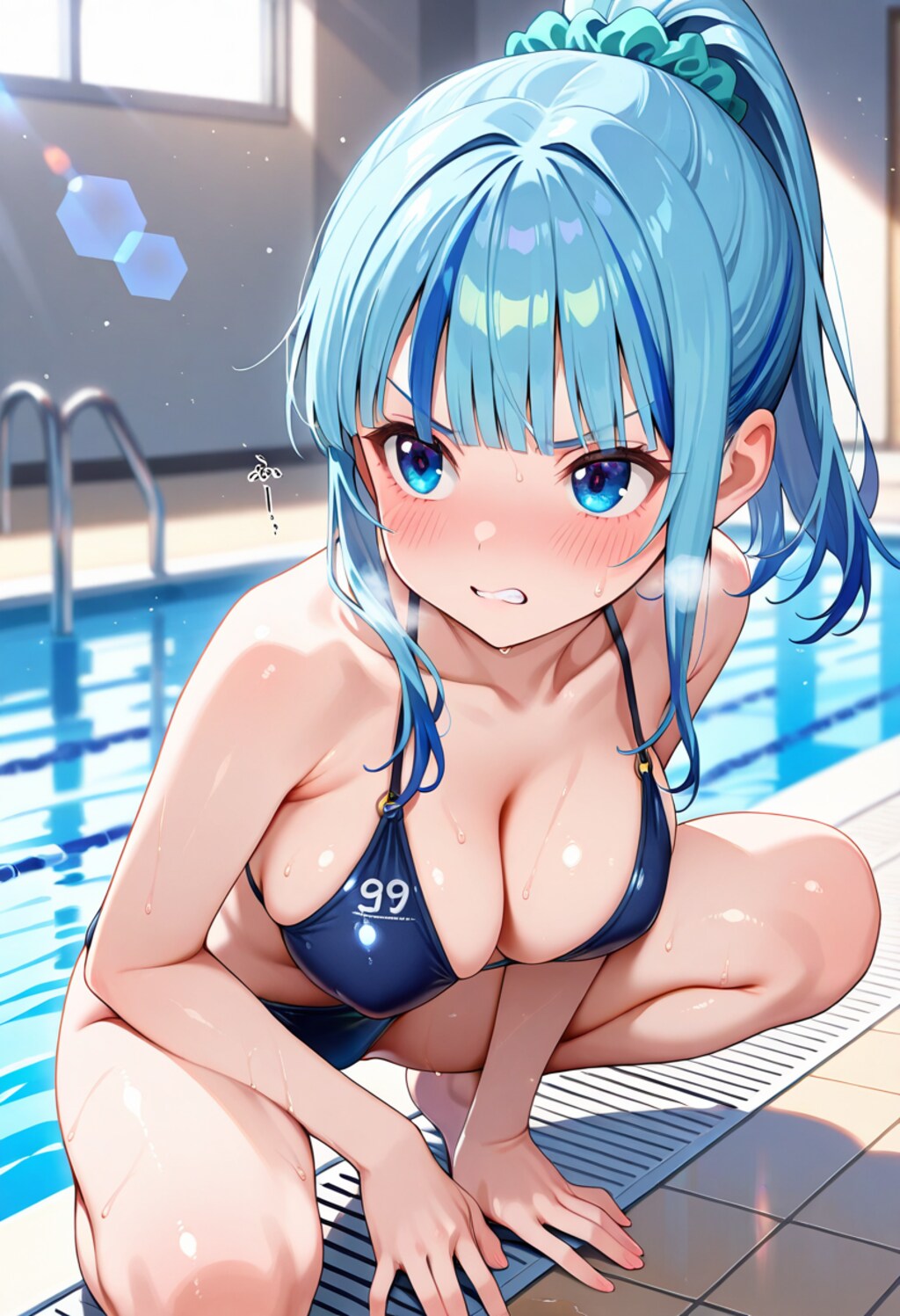 数字水着ガール