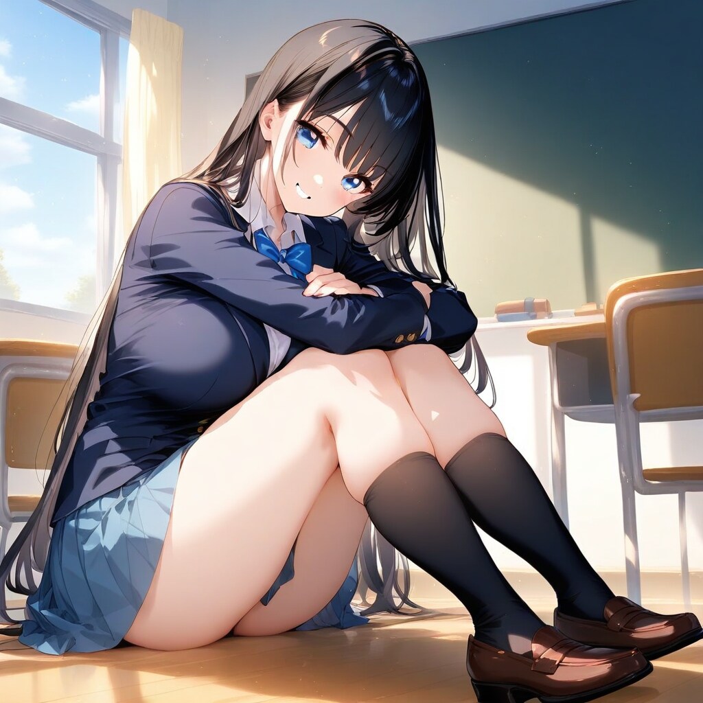 黒髪制服
