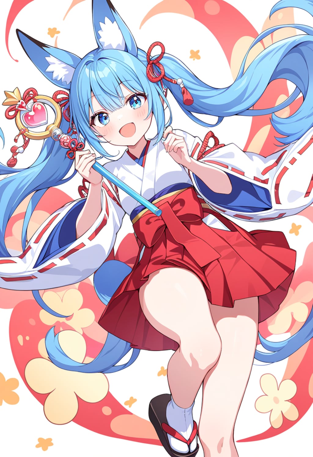 巫女モチーフ魔法少女