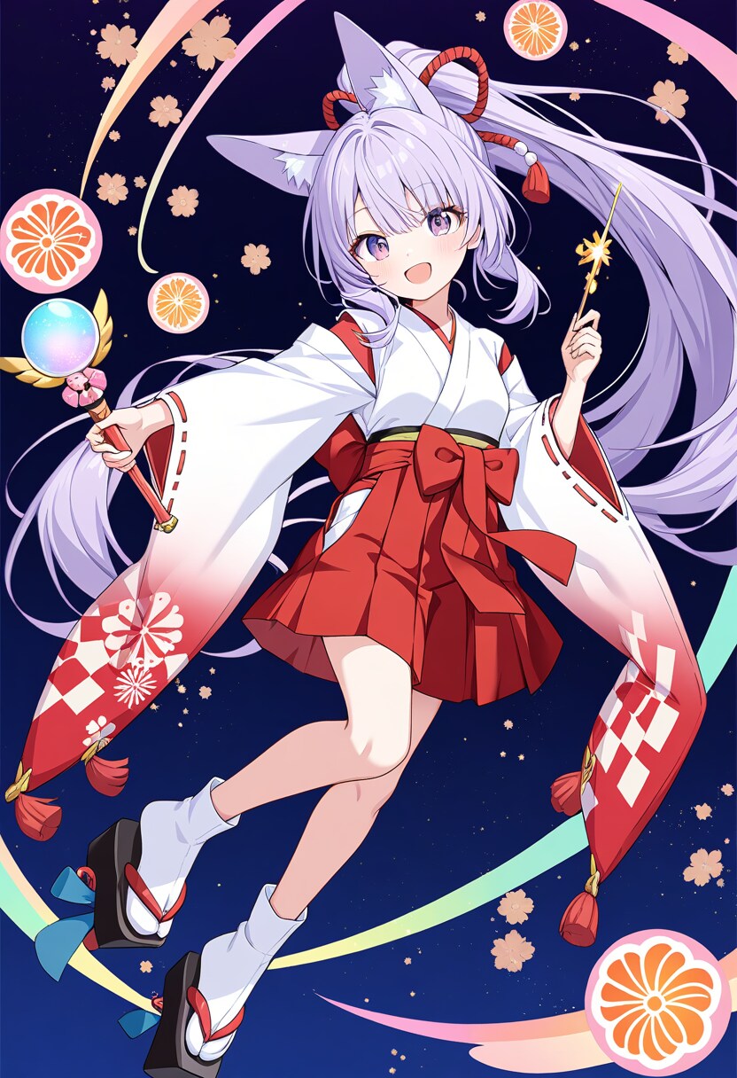 巫女モチーフ魔法少女 | の人気AIイラスト・グラビア